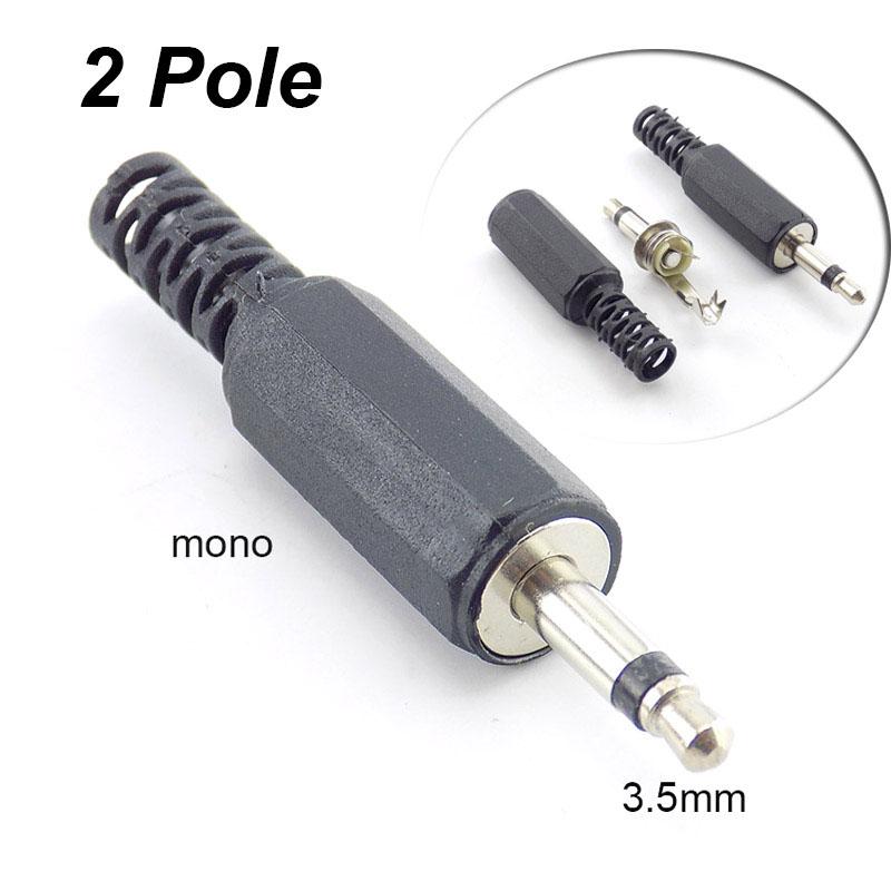3,5mm Audio Stecker 2/3/4 Pol Mono/Stereo Stecker Konverter Männlich Weiblich Buchse Kopfhörer Adapter Jack