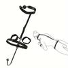 2pcs Set BDSM Sex Backhand Back Gag With Anal Hooks SM Leather Bondage Ties Metal Stainless Steel Anal Rear Adult Products