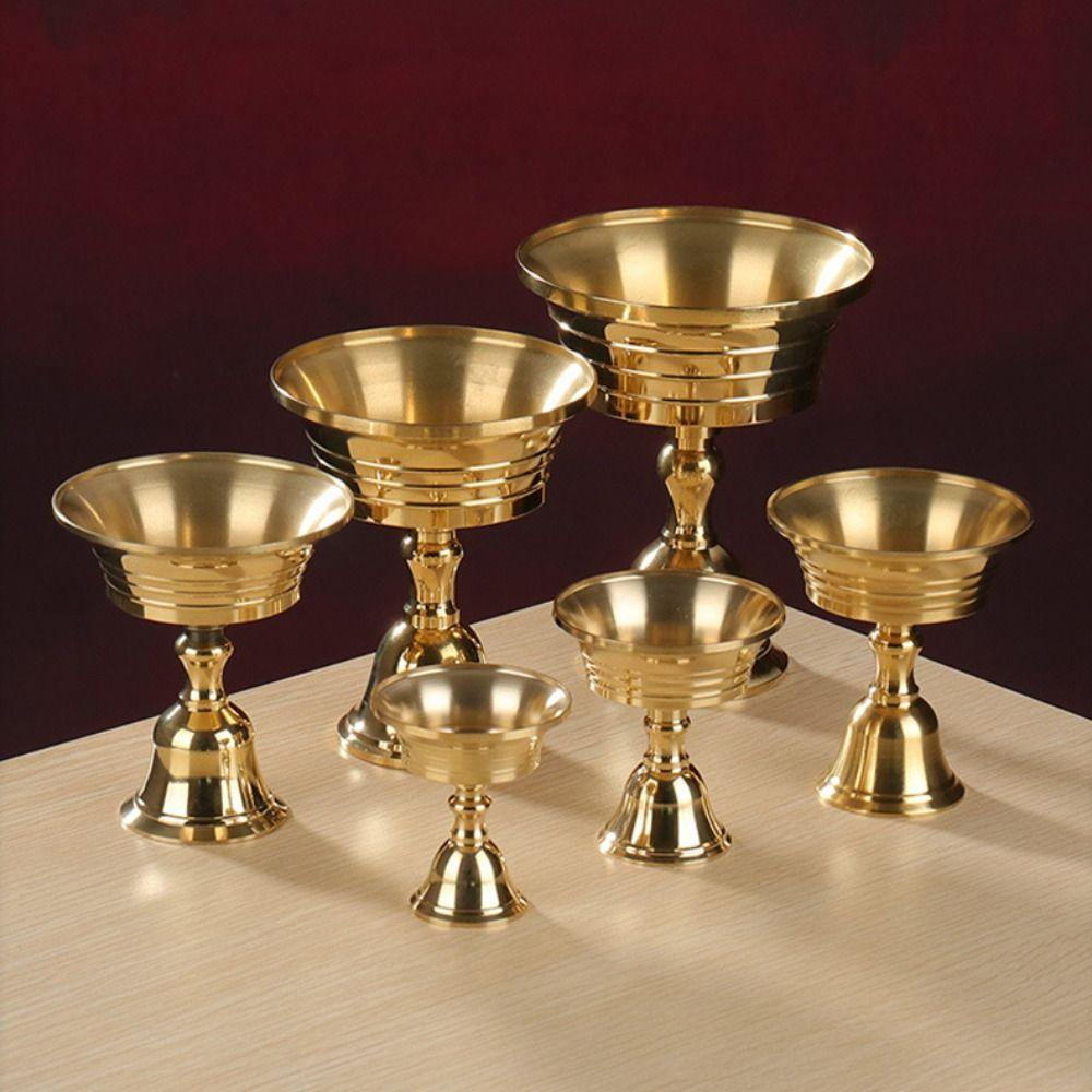 Universal Copper Butter Lamp Holder Golden Multi-Size Long Lamp Candlestick Candle Holders Home Decor