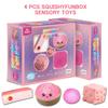 Stress Relief Squishy Toys 8-Piece Boxed Set, Maltose Slow Rising Decompression Toy, Creative Gift for Kids and Adults