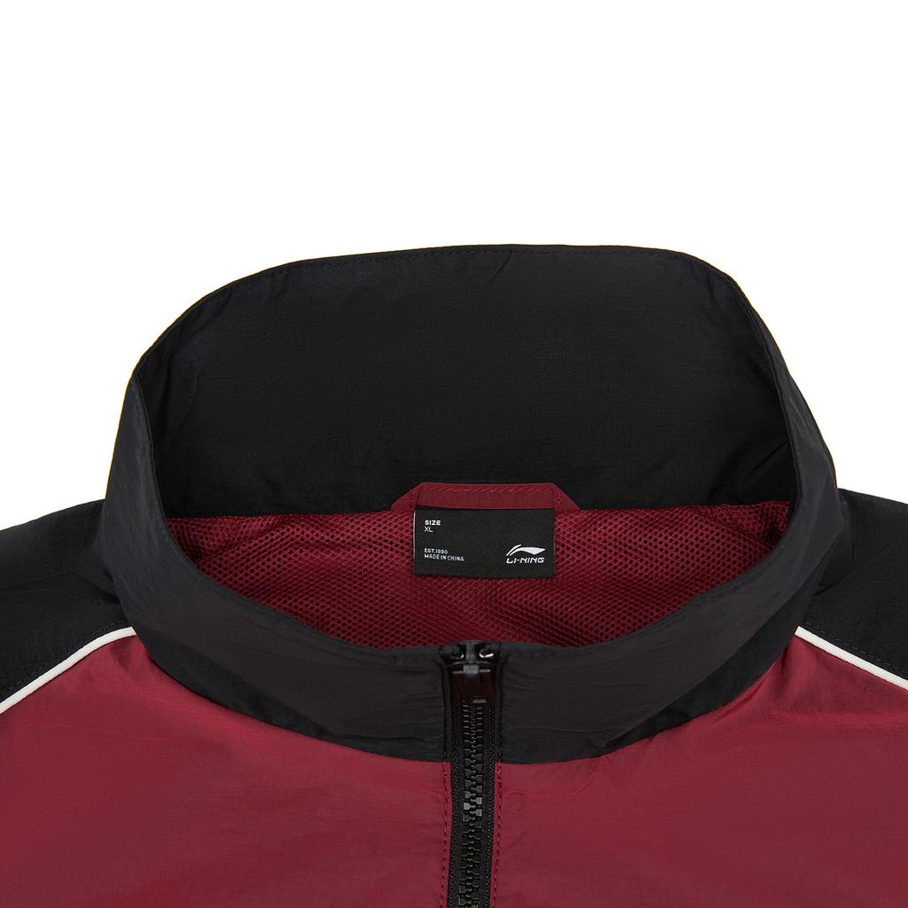 Li-Ning Sports Lifestyle Series Windproof Water-Repellent Stand Collar Jacket Unisex Jacket AJDW085-4