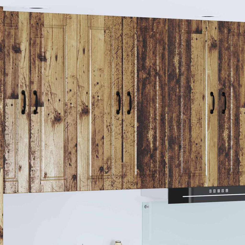 Wall Cabinet PORTO Reclaimed Wood 60 x 31 x 100 cm Engineered Wood
