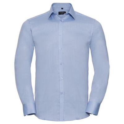Chemise Tailleur à Manches Longues Homme Russell Collection à Chevrons