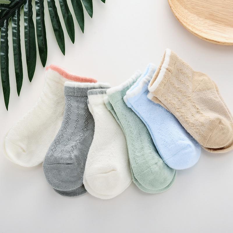 6 Pairs /lot 0 To 24M Summer Short Socks For Baby Cute Animal Newborn Infants Socks Extreme Soft Socks On Girls Boys Spring