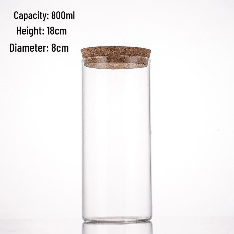 High Borosilicate Glass Spice and Seasoning Storage Jars - Sealed Kitchen Containers