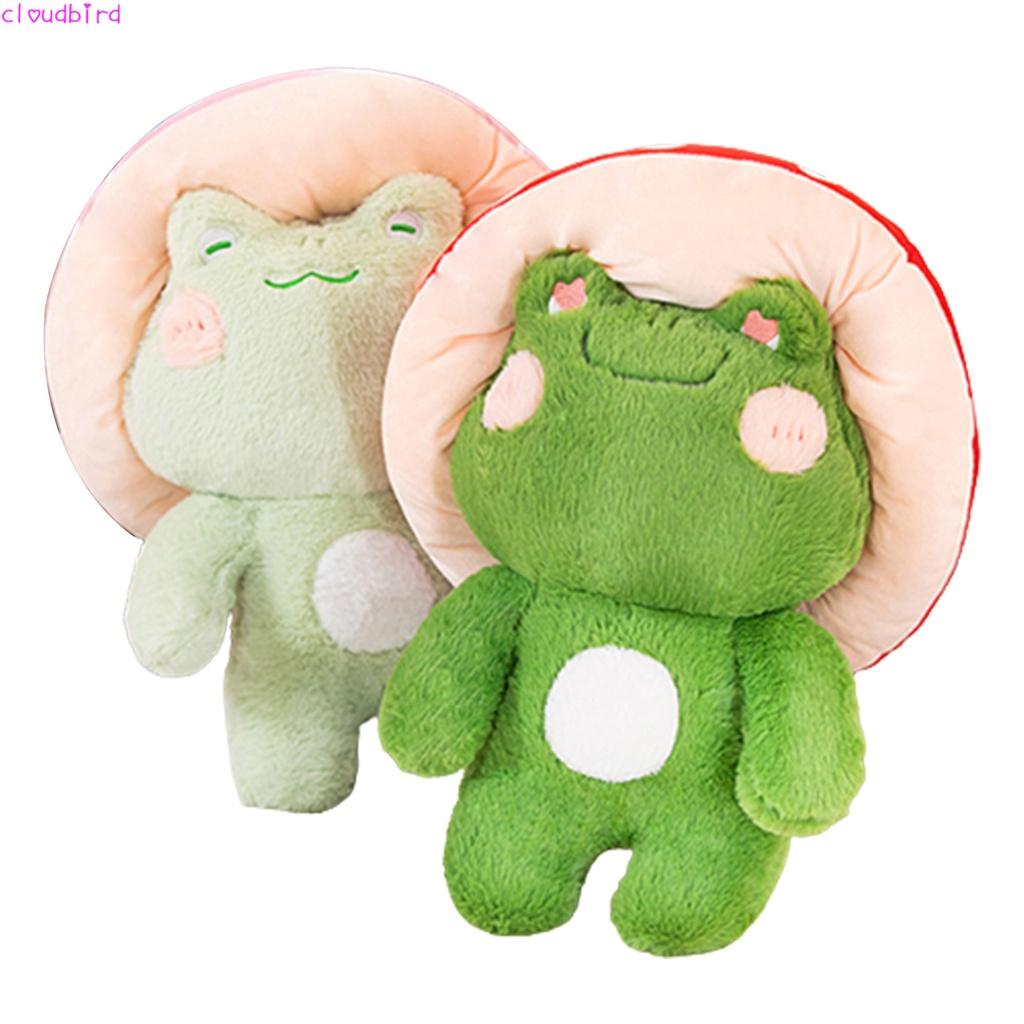 Frog Plush Mushroom Throw Pillow Dolly Cute Little Frog Bag Pendant Toy Gift