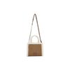 MLB Polyester Tote Crossbody Bag, One Shoulder Tote, Shopping Bag, Portable Unisex Camel Casual 3AORS0746-43CAS