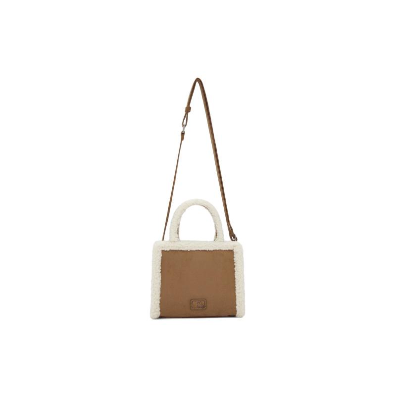 MLB Polyester Tote Crossbody Bag, One Shoulder Tote, Shopping Bag, Portable Unisex Camel Casual 3AORS0746-43CAS
