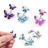 [HF](HS)1Pc Zircon Crystal Butterfly Belly Button  Body Piercing Navel Ring Sexy Jewelry