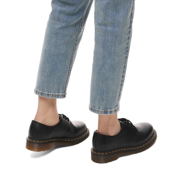 Dr. Martens 1461 Smooth Leather Oxford Black Unisex Boots 11838002