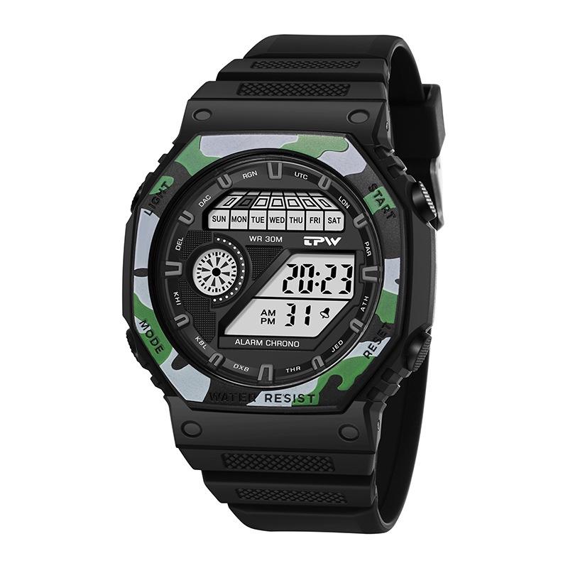 Factory Direct Waterproof Student Watch For Boys Teenagers With Quartz Movement And Digital Display