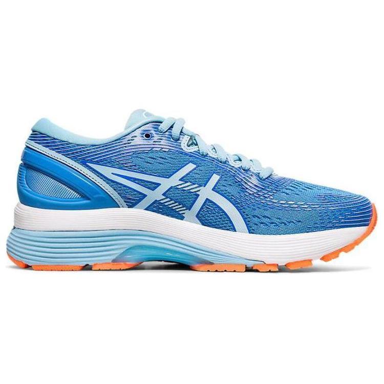 Ny Asics Gel Nimbus 21 Bred 'Blue Coast Skylight' Dame 1012A155-400
