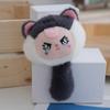 Whimsical Keychain Plush Toy Adorable Cartoon Doll Soft Pp Cotton Design Filled