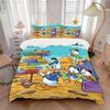 3pcs Duck Family Travel Adventure Bedding Set Includes Quilt Cover and Pillowcases, Suitable for All Seasons S039