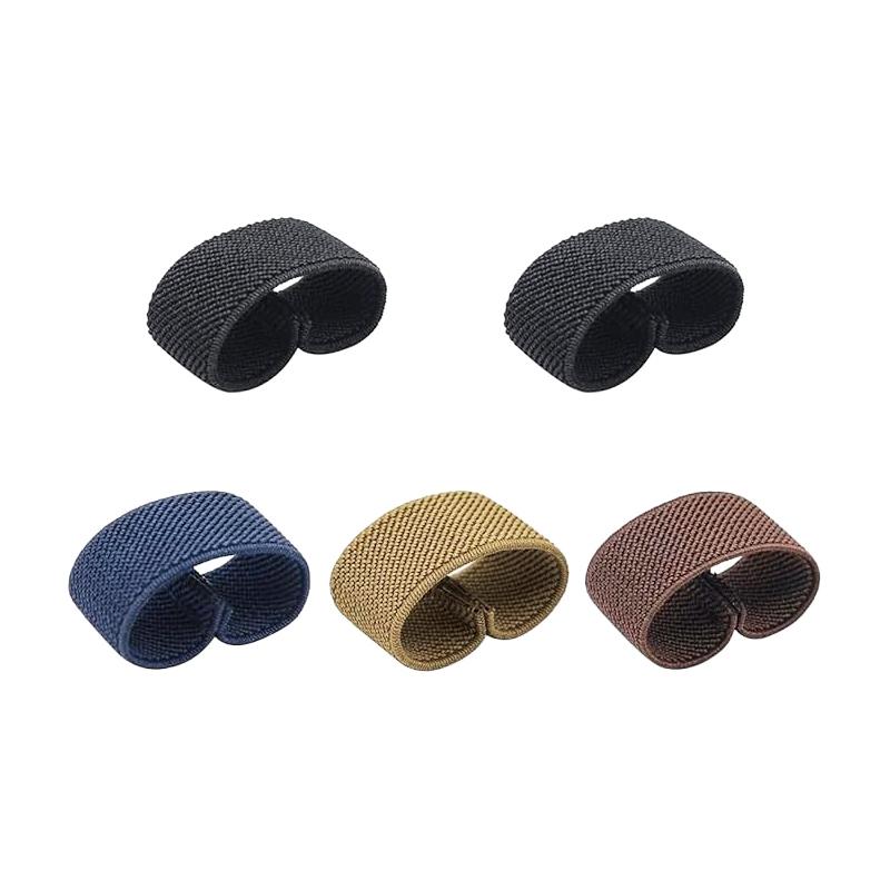 Belt Fixers 6 Colors Canvas Twill Elasticated Loop Organizer Band Adjustable Fixed Belt For Everyday Carry Survival Hiking