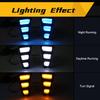 Led DRL For Kia Pegas 2018 2019 Daytime Running Lights Dynamic Turn Signal Fog Lamps Auto White Yellow Blue Car Accessories 12V