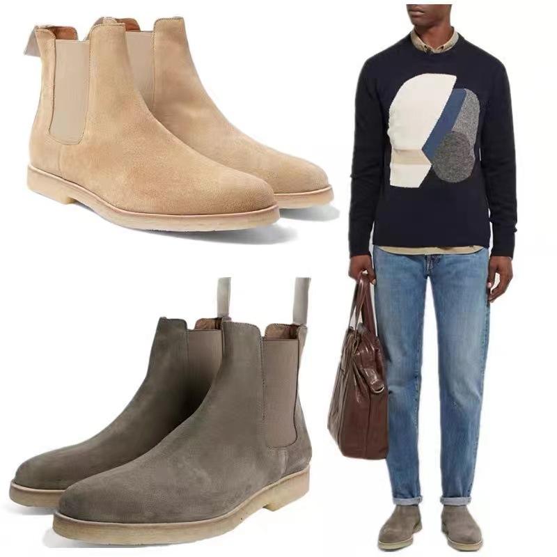 

Foreign Trade Chelsea Boots Short Boots CP Men s and Women s Boots Trend Street Handsome Fashion Large Size Chengdu Factory 36 чорний
