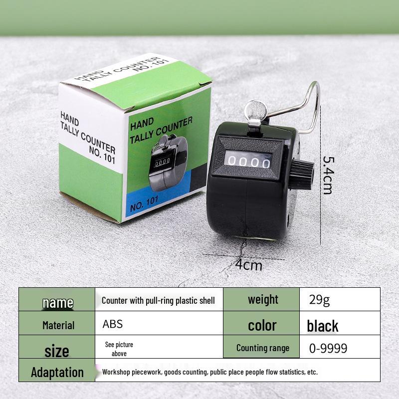 Colorful Metal Handheld Mechanical Tally Counter
