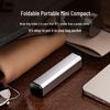 Aluminum Alloy Portable Selfie Stick: High-Speed Rotation, Telescopic, Folding Phone Holder for Travel.