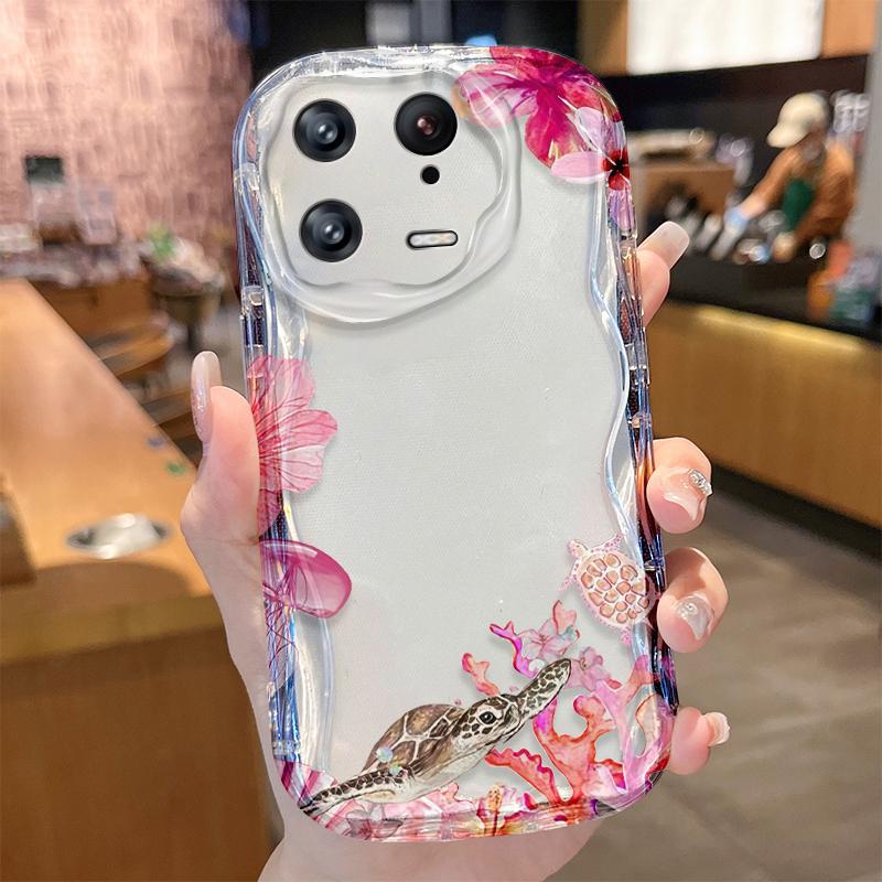 

Flower Wave Case for Xiaomi Mi 15 14 Ultra 14T 13 Lite 12 Pro 12S 12X 11i 5G POCO X7 X6 X5 X4 GT X3 NFC F6 F5 F3 M6 Plus Cover POCO M6 4G M6 Plus5G