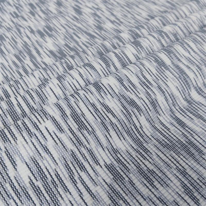 100x150cm High-elastic Striped Knitted Jacquard Fabric DIY Sewing Dress Pants Sweaters Cushion Tie-dyed Designer Fabric