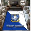 Sheffield Wednesday FC Printed Crystal Velvet Rug Non‑Slip Crystal Velvet Carpet For Sofa Bedroom Indoor Home Decoration