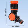 Rotatable Water Pipe Hose Joint 360 Rotatable Leak-Proof Coupler Garden Hose Connectors And Fittings Connect Hose Fittings