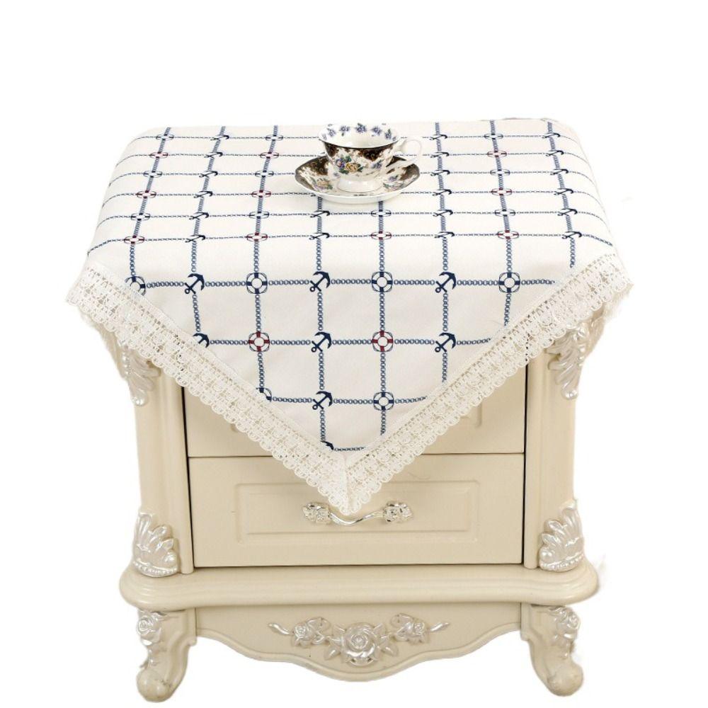 Pastoral Style All-Purpose Covers Square Dustproof Cover Household Lace Tablecloth  Bedroom