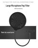 Dual-layer Pop Filter & Foam Windscreen for Condenser Mics – Noise Reduction & Detachable Mesh