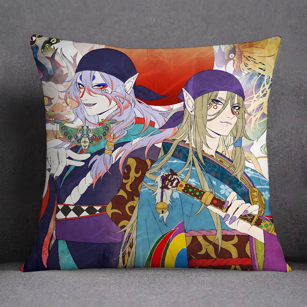 Mononoke Kusuriuri Pillow Case Pillowcases Home Decor Living Room Decor Cushion Covers