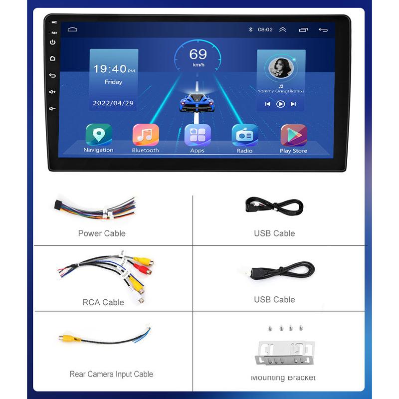 2GB+32GB Carplay Universal 2 Din Android Car Radio GPS CarPlay Universal Car Multimedia Player Stereo Video Autoradio Head Unit Stereo Navigation