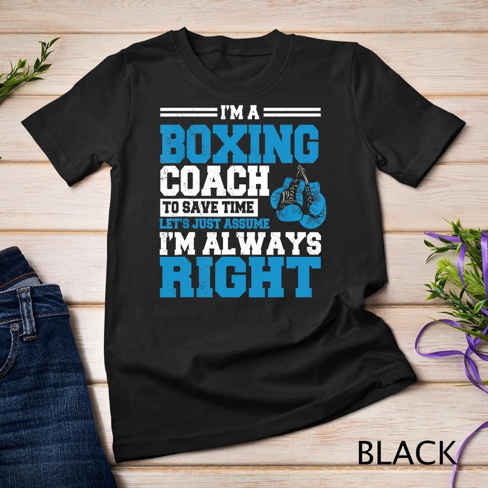 Boxing Coach Boxer Instructor Combat Sport Teacher Trainor Unisex T-shirt
