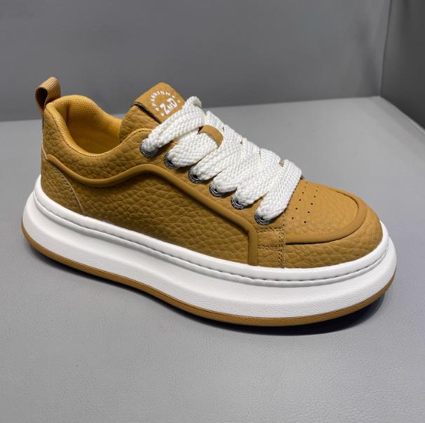 Literary and artistic style thick-soled spring and autumn new heightening soft-soled comfortable casual shoes zmd