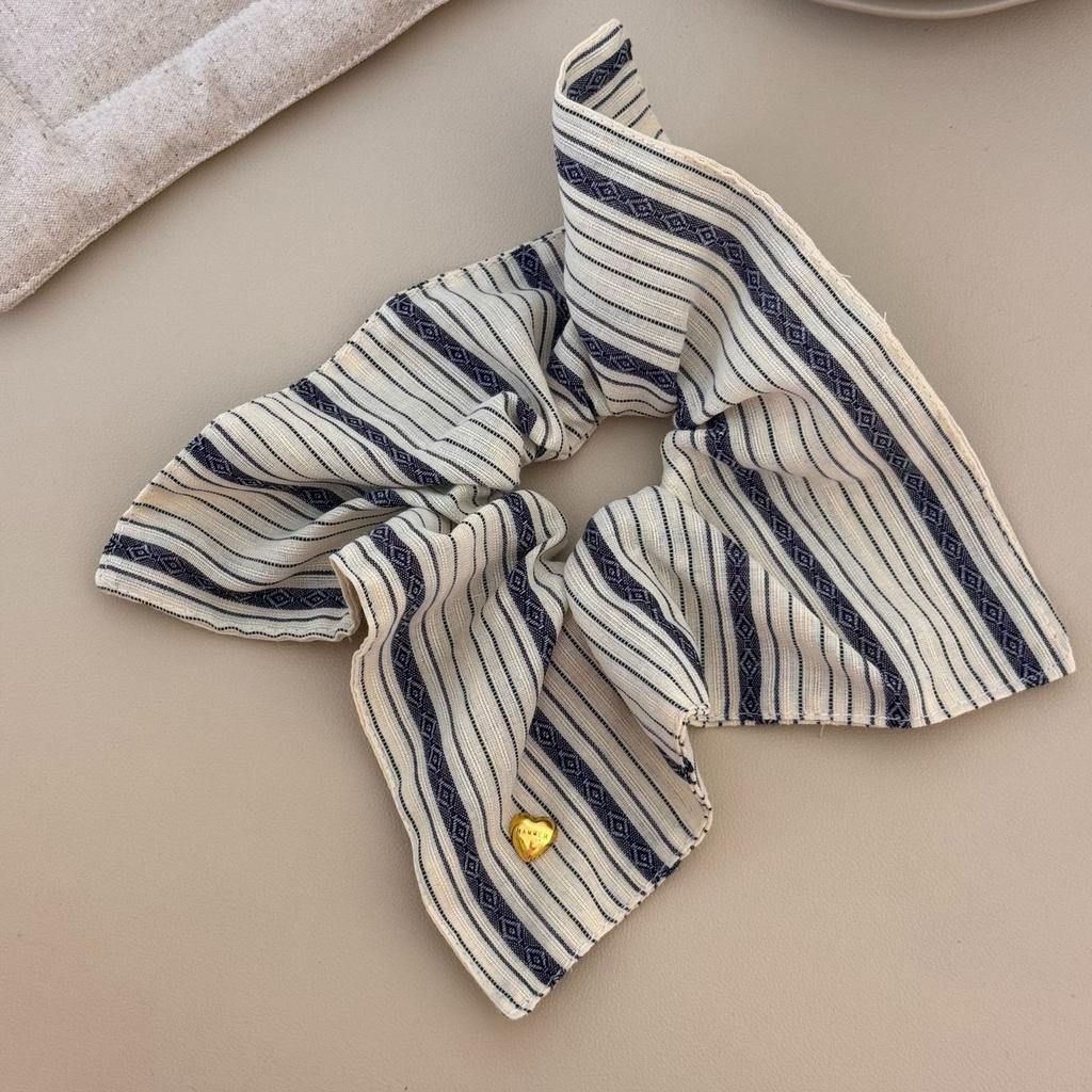 Retro pruhovaná čtvercová gumička do vlasů ve stylu lesa, čtvercový šátek, gumička do vlasů, gumička do vlasů, kožená gumička, luxusní pocit