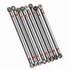 8Pcs Aluminium Alloy Link Rod for SCX10 1 10 313mm Wheelbase RC Crawler Car (Titanium Color)