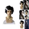 Sweeney Todd The Demon Barber Of Fleet Street Wig Short Curly For Halloween Party Cosplay