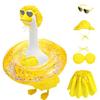 Goose Costume Hawaiian Style Summer Porch Goose Outfit Creative Decorative Clothing
