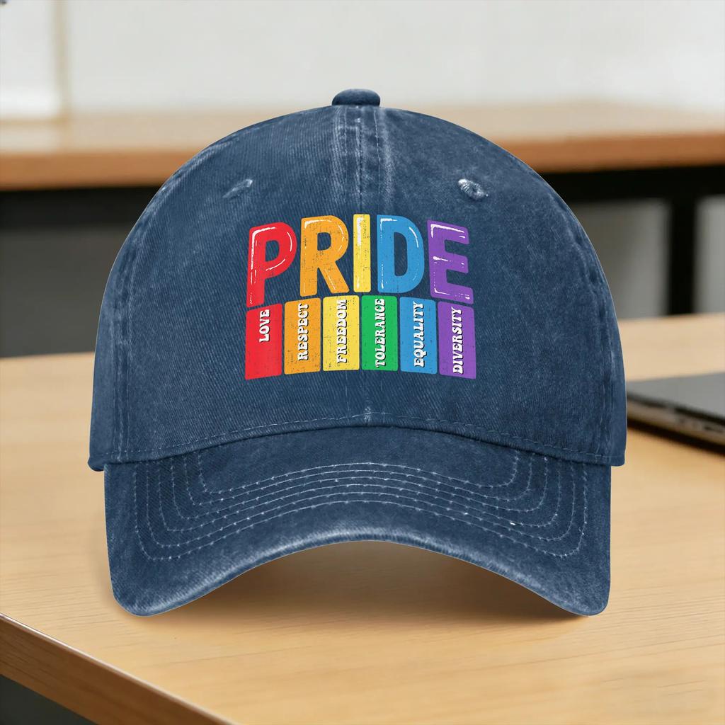 Cappellino da Baseball Mese dell'Orgoglio LGBTQ Amore Rispetto Libertà Estivo Trendy Cappellino Trucker Unisex Donna Stampa Escursionismo Protezione Solare Cappellini da Baseball