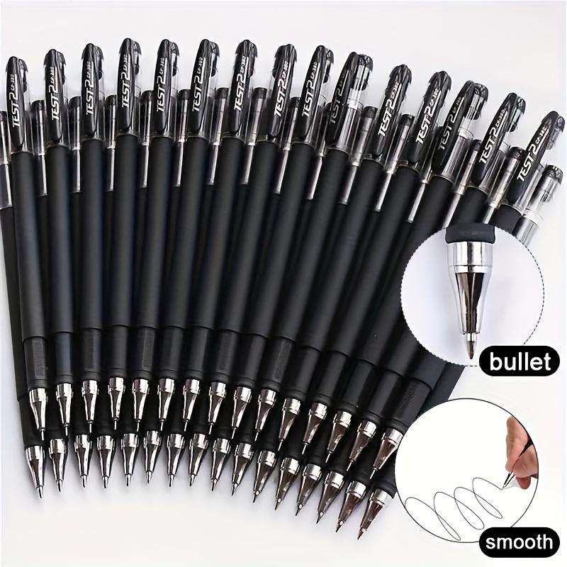 15pcs Matte Black Gel Pen | Smooth Writing, Non-Stop Ink, Medium Point, Ideal for Signatures and Writing