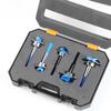 Hexagonal Shank Positioning Woodworking Hole Opener Flat Wing Drill Adjustable Hinge Reamer 15-35 Plastic Box Set