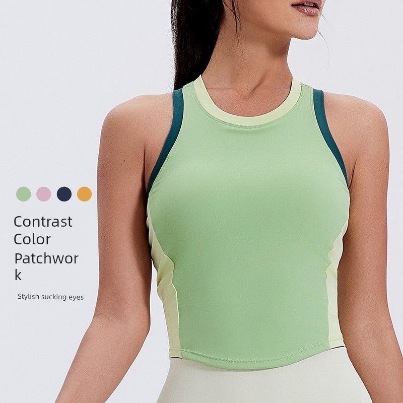 Export round Neck Multicolor Breathable Quick-Drying Sports Vest