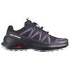 SALOMON Speedcross Peak Abrasion Resistant Low top Running Shoes Women's Black Purple 476032