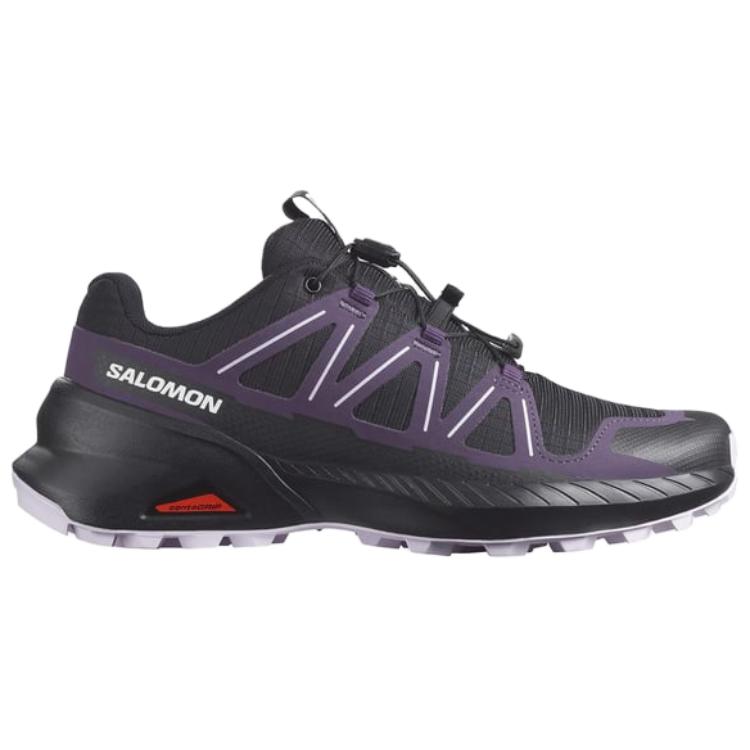 SALOMON Speedcross Peak Abrasion Resistant Low top Running Shoes Women's Black Purple 476032