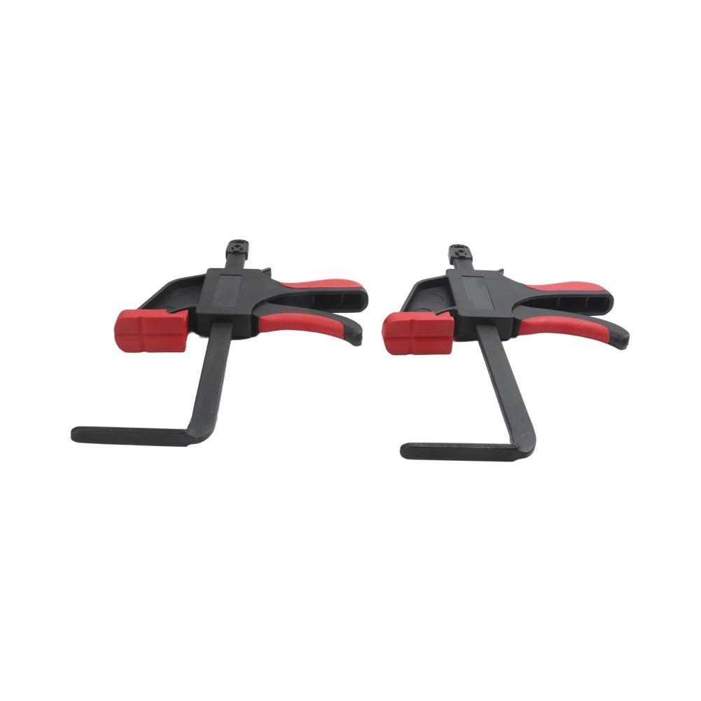 High Force F Type Clamp for Track Saw Guide Rails with Protective Tips