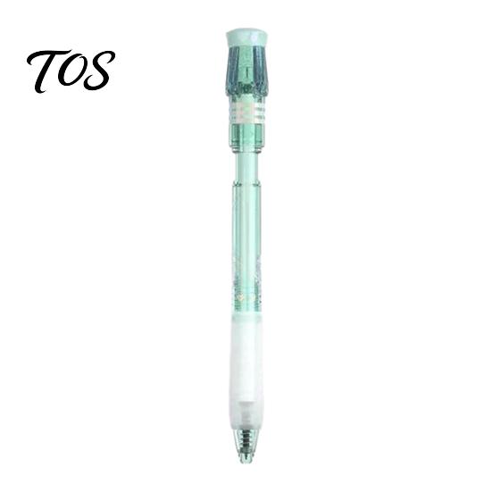 Comfortable Grip Pens Turbine Spinning Gel Pen, Stress Relief Gyro Top Quick-drying Precision Writing Tools 0.5mm Black Ink Pen for Office School And