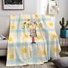 Anime Charlie and Lola Throw Lightweight 240g Flannel Blanket Soft Skin-friendly for Summer Cooling
