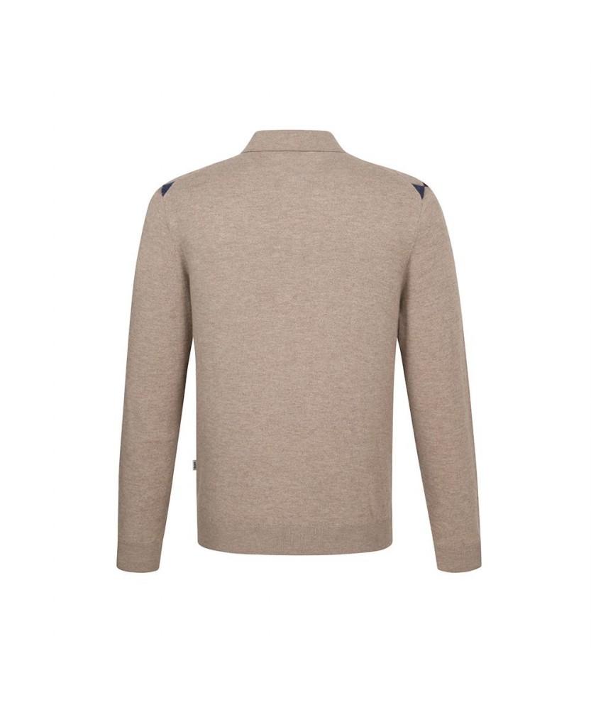 Dagseusyeocheu 100% Wool Argyle Collared Knit_Dlw1Swtl102I1