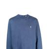 Ralph Lauren Polo Logo Embroidered Crewneck Sweatshirt Men sweatshirt Blue 710916689-001