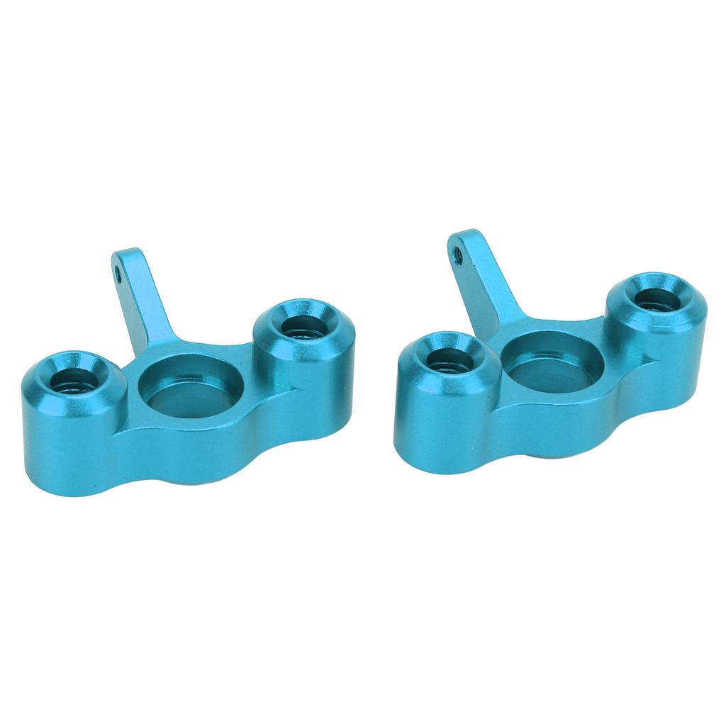 2Pcs RC Metal Steering Knuckles Replacement RC Aluminum Alloy Steering Hub Carrier for JLB 1Celsius10 Truck