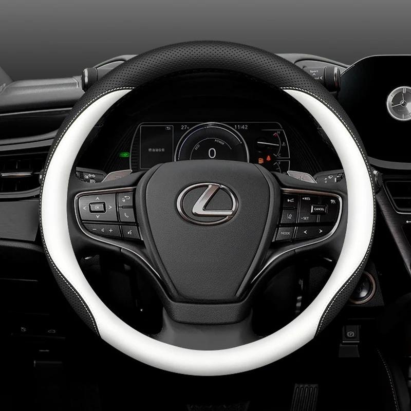 Leder Auto Lenkradabdeckung für Lexus NX350 RX NX RX450h LX600 LBX ES NX250 ES350 RX350 RX350h 2021 2022 2023 2024 2025